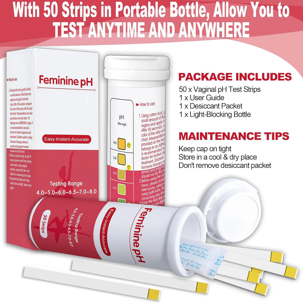 Vaginal pH Test Strips Kit